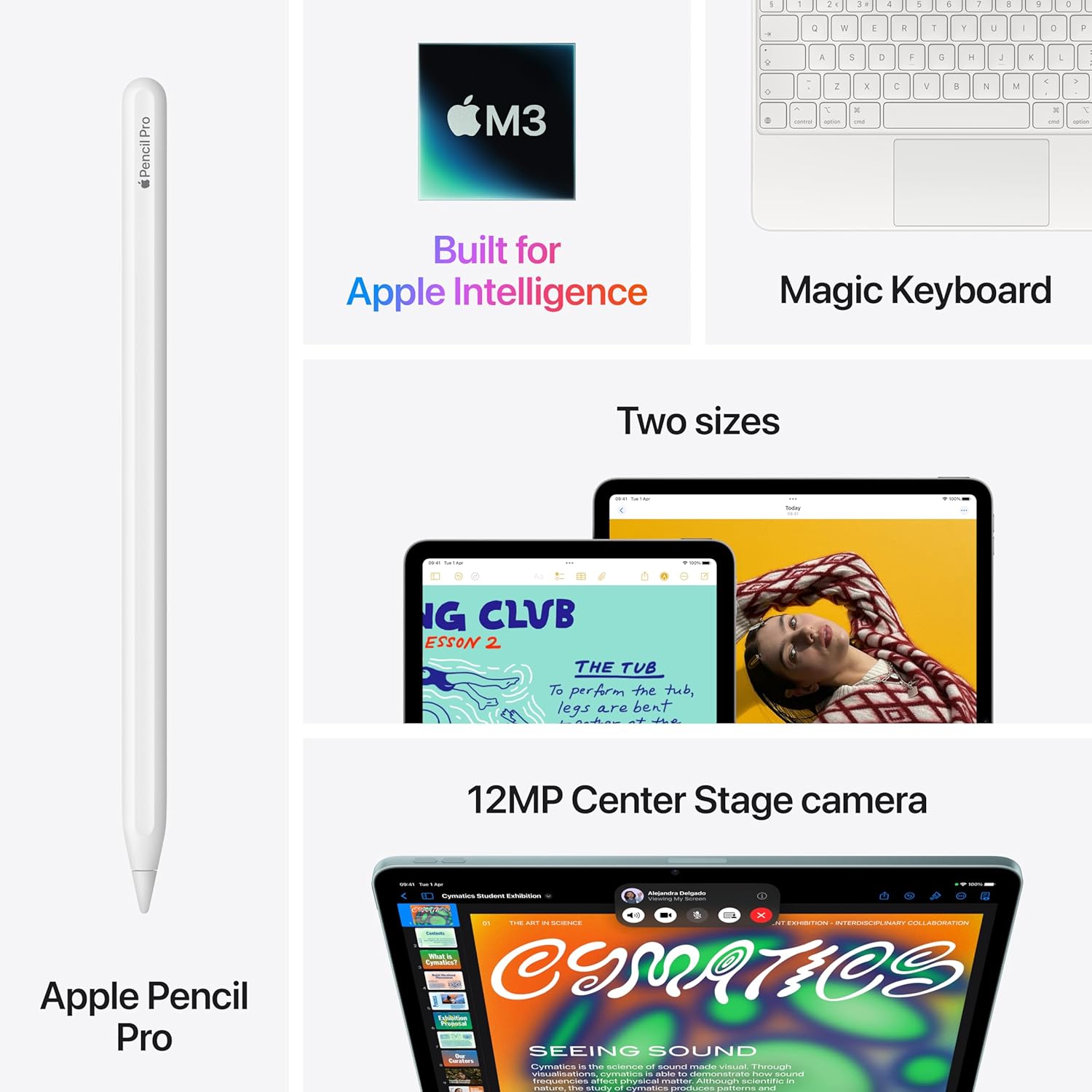 Buy Apple,Apple iPad Air 13-inch M3 256GB Wi-Fi Purple Tablet – Liquid Retina Display, Apple Intelligence, 8GB RAM, Wi-Fi 6E, Touch ID, Apple Pencil Pro Support - Gadcet UK | UK | London | Scotland | Wales| Near Me | Cheap | Pay In 3 | Tablet Computers